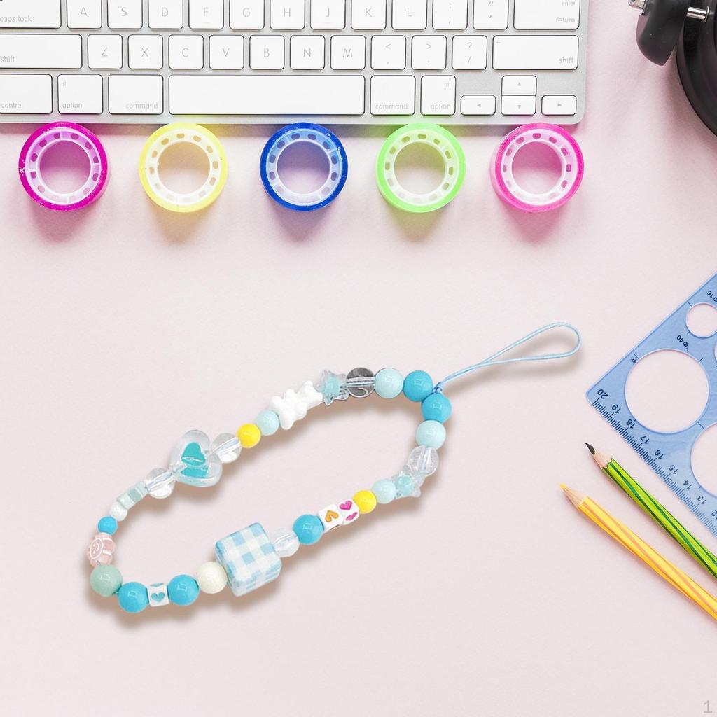 Mobile Phone Charm Lanyard Strap Cute Keychain Decoration Wrist