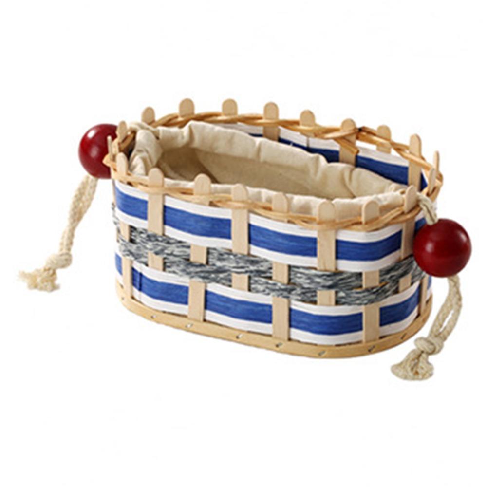 

Cloth Liner Weaving Paper Towel Case Bohemia Tissue Storage Box Napkin Dispenser Household синий