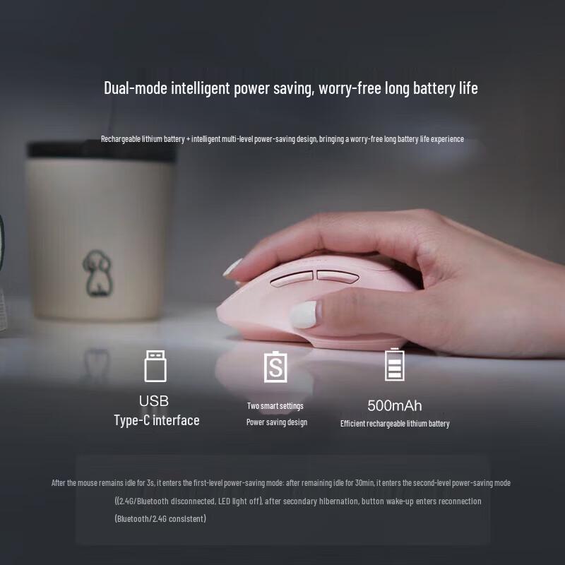 ThundeRobot ML103 Wireless Dual-Mode Silent Mouse