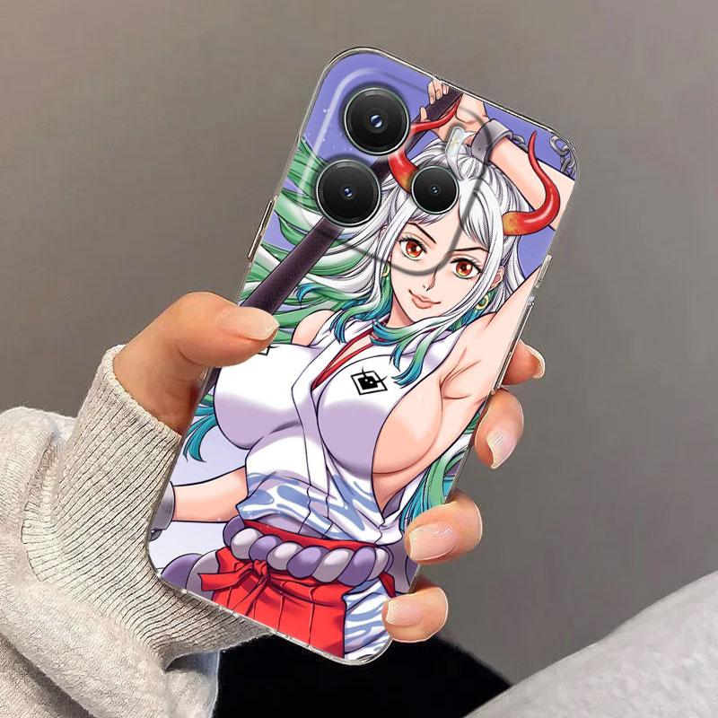 One Luffy Pieces Yamato Cartoon Case For Xiaomi Redmi Note 15 14 13 12 11 10 Pro Plus Cover For Redmi 15C 15 14C 13C Phone Cases