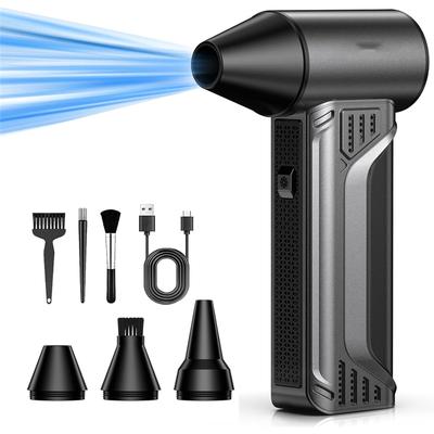 Compressed Air Duster With 3 Gears Adjustable, 180000RPM, Rechargeable 10000Mah Battery For Keyboard/PC/Car/Outdoor