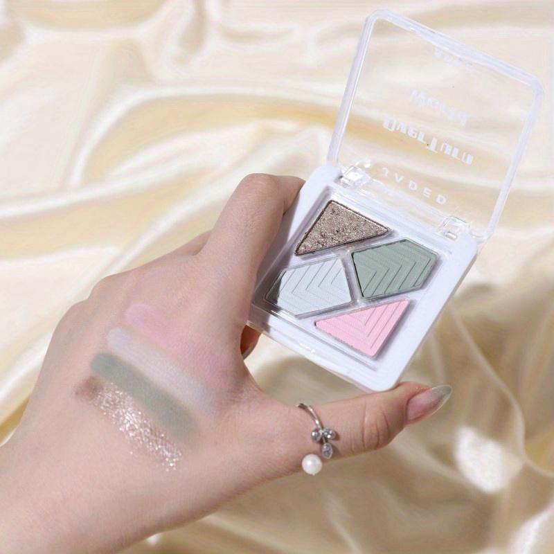 

Палітра тіней для повік Portable Reverse World Four-color Palette Spice Girl Pink Summer Blue Green Eyeshadow Pocket Eyeshadow 03#