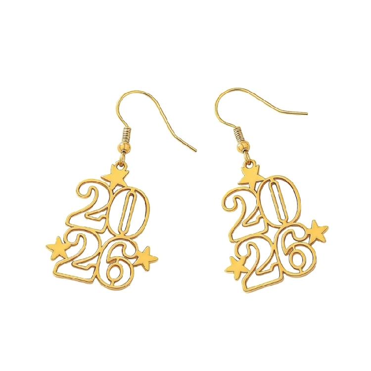 2026 Theme Acrylic Earrings Smooth Surfaces Unique Accessory Casual Formal Earrings Suitable for Fashion Women Present