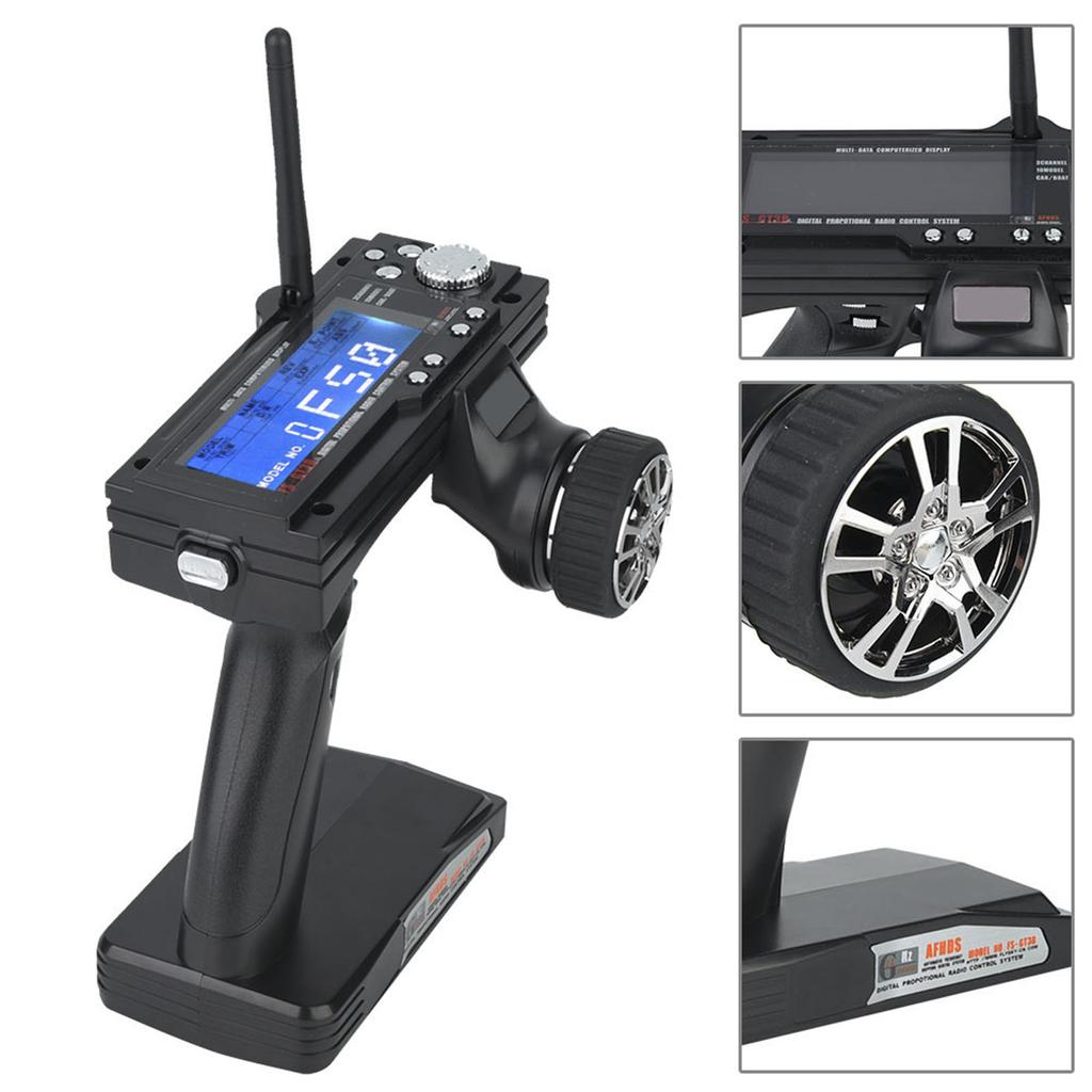 Flysky FS GT3B 2.4G 3CH Transmițător și Receptor LED pentru Model RC Mașină Barcă