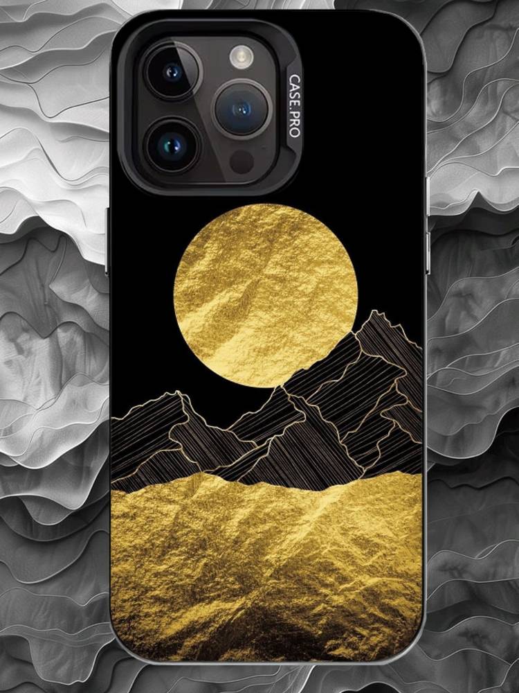 

A-Эстетичное ощущение линий Чехол для телефона Для iPhone 17 16 15 14 13 12 11 Pro Max Plus Серебристый Матовый Черный Чехол iPhone14Pro