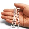 1/2pcs Circular String Plastic Pearl Chain Connecting Beads DIY Decor Handmade Sewing Accessories for Indoor Wedding Party XJM