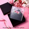 Godmother Heart Acrylic Keepsake (Rose): From Godchild. "Thanks for Being My Godmother" (Birthday/Mother’s Day).