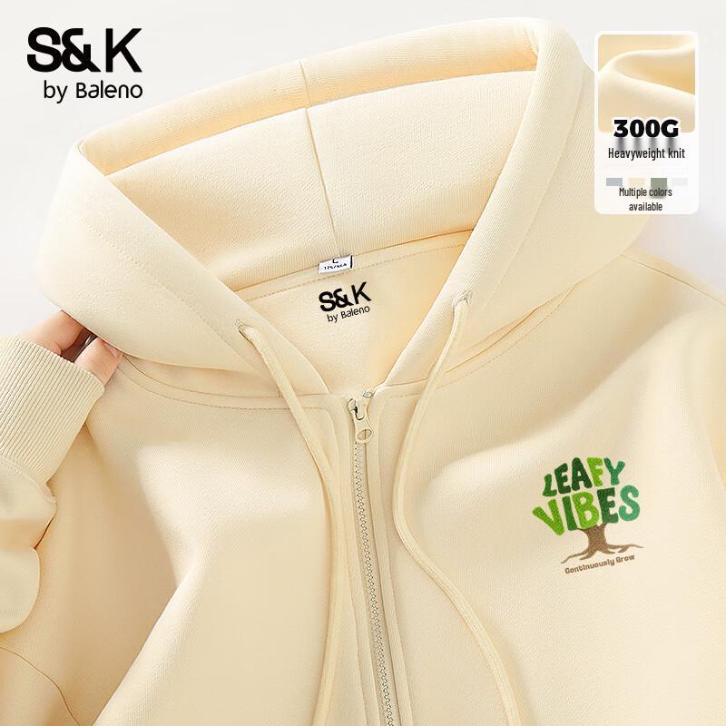 

Baleno S&K Series Men s Letter Print Loose Hooded Jacket 3XL