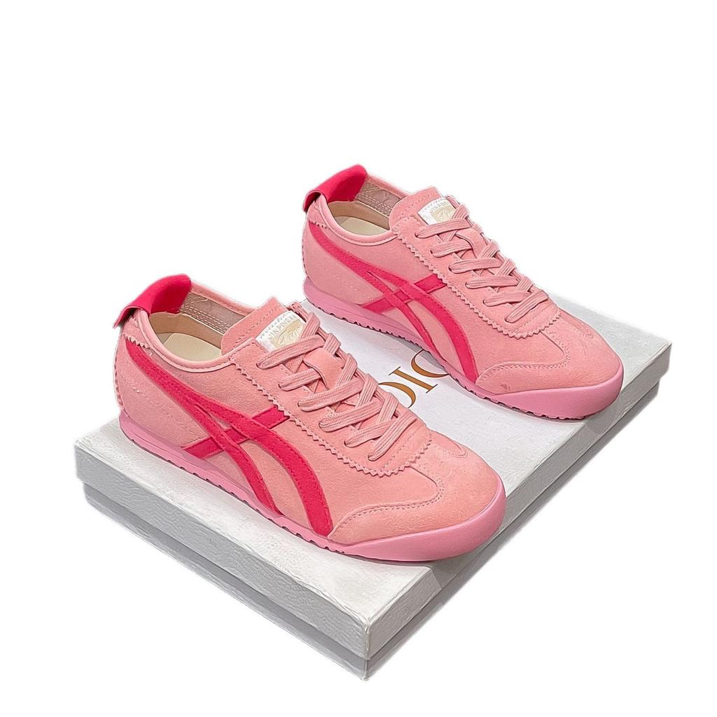 2025 Spring German Training Shoes Women's New Pink Sports Shoes Ballet Casual Forrest Gump Shoes Soft Sole Soft Surface Versatile Board Shoes