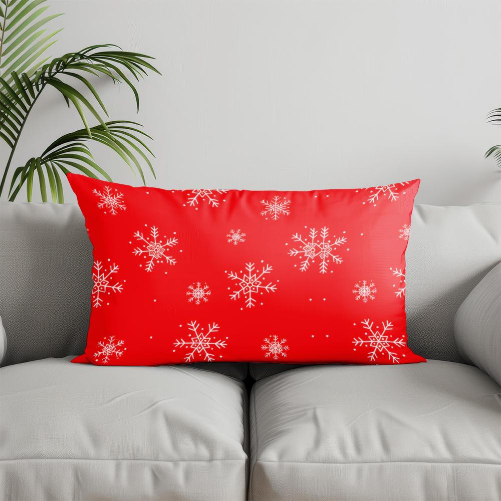 Home Decor Christmas Star-Patterned Pillow Cover Suitable For Sofa Bedroom Car Pillow Cover Cushion Rectangular Back Cushion
