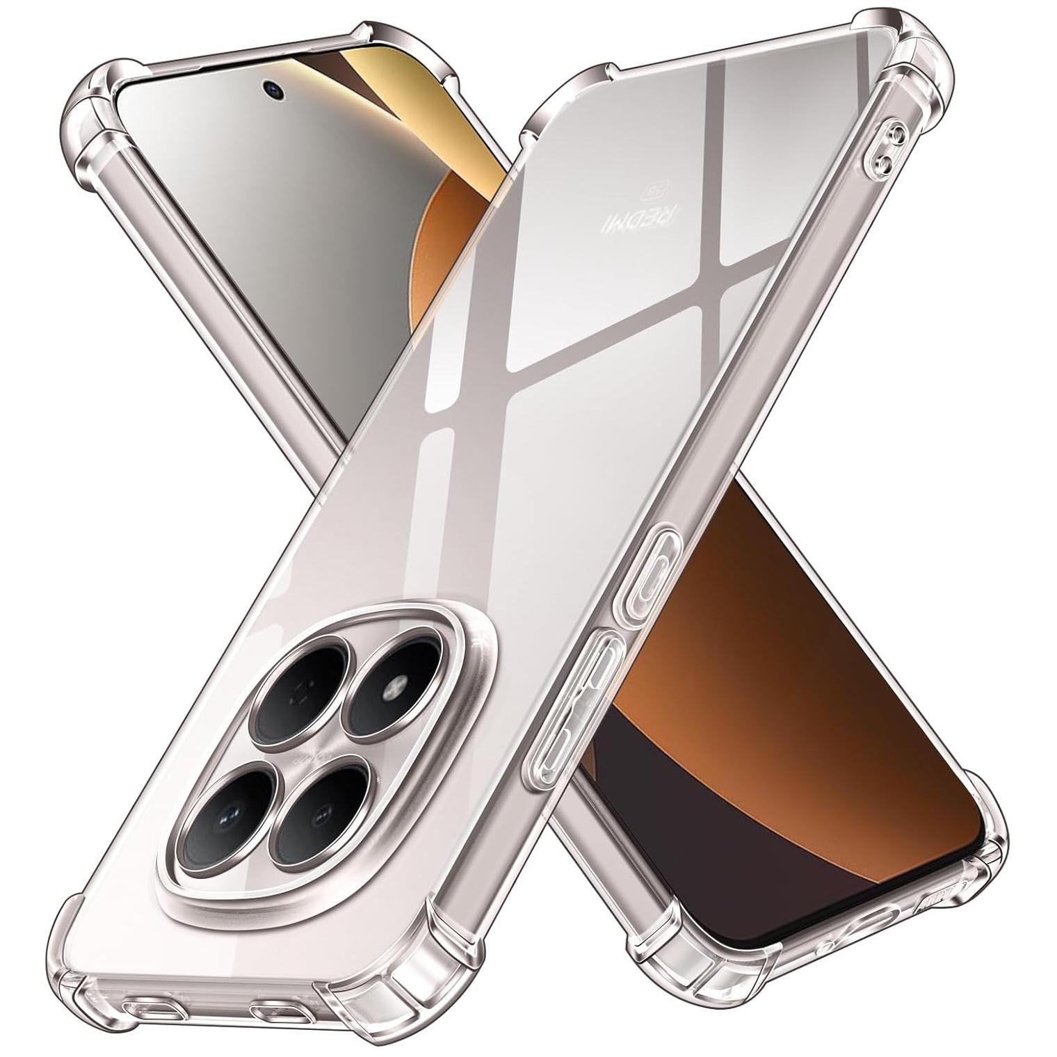 

Four-Corners Shockproof Transparent TPU for Xiaomi Redmi Note 15 Pro 5G Pro+ Plus Note15 4G Protective Cover Shell Coque Fundas Redmi note 15 5G