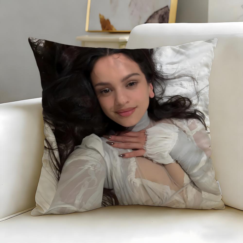 Popular Singer ROSALIA Cushion Cover Soft  EasyWash Pillow Case  Versatile for Couch Bed Travel and Office