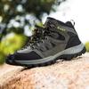 Fashion Fashion Men's Motocross Boots Outdoor Leather Hiking Shoes Men Hunting Work Safty Boots Men's Short Ankle Boots Men Casual Shoes