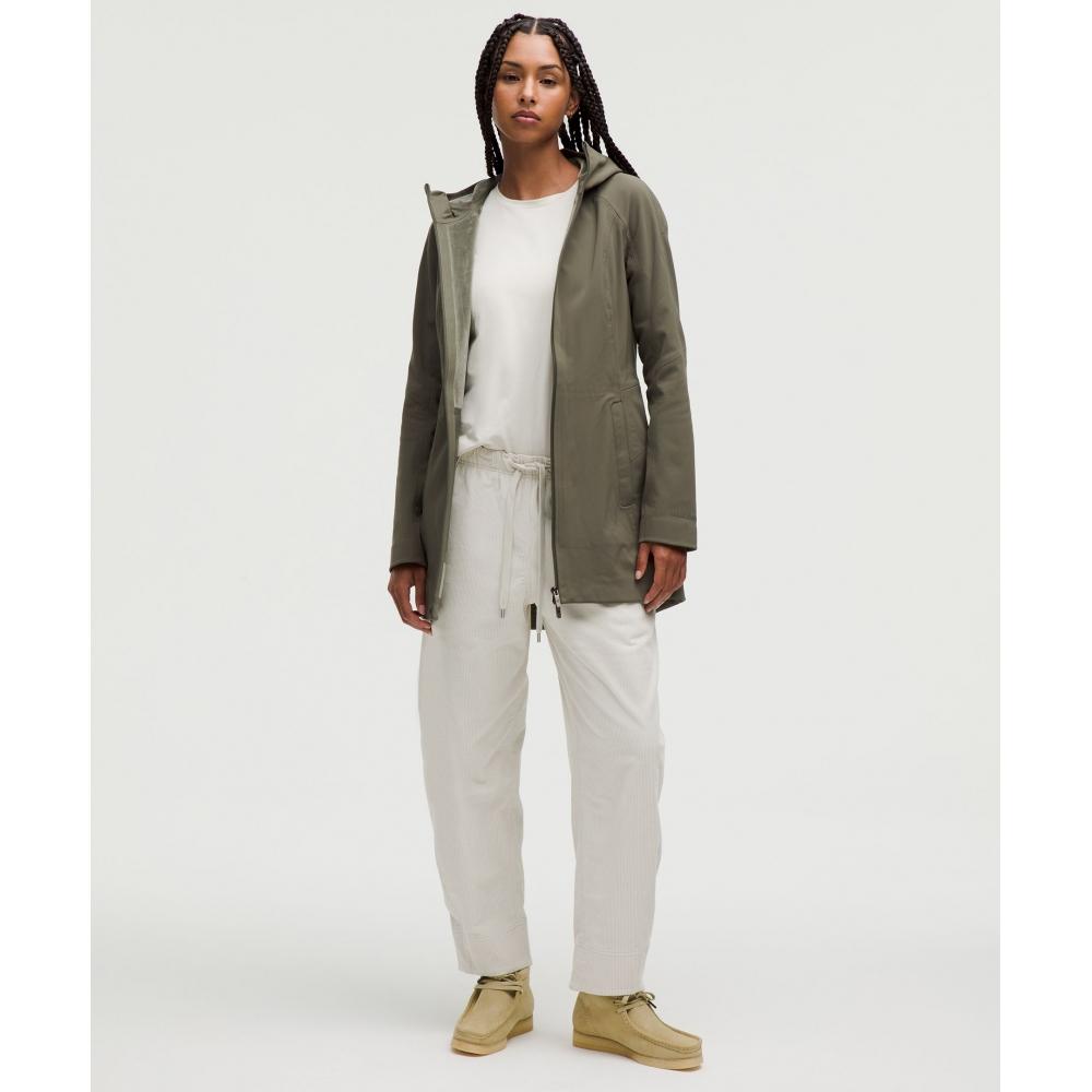 

Lululemon Repelshell Rain Jacket Army Green 0