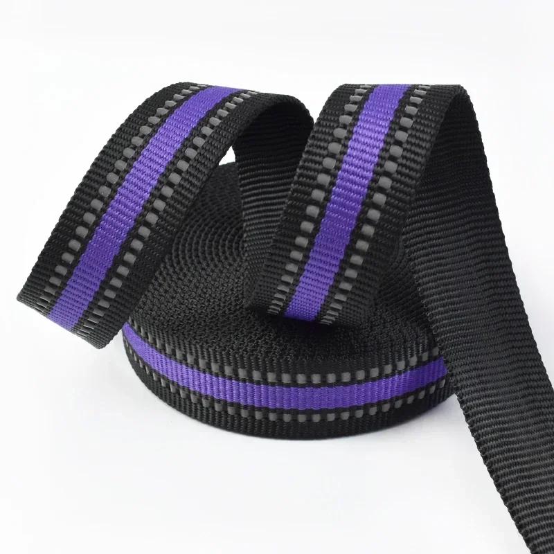 5/10M 15/20/25mm Reflective Webbing Tape Decorative Ribbon Band Bag Strap Clothing Dog Collar Binding Tapes DIY Sewing Accessory