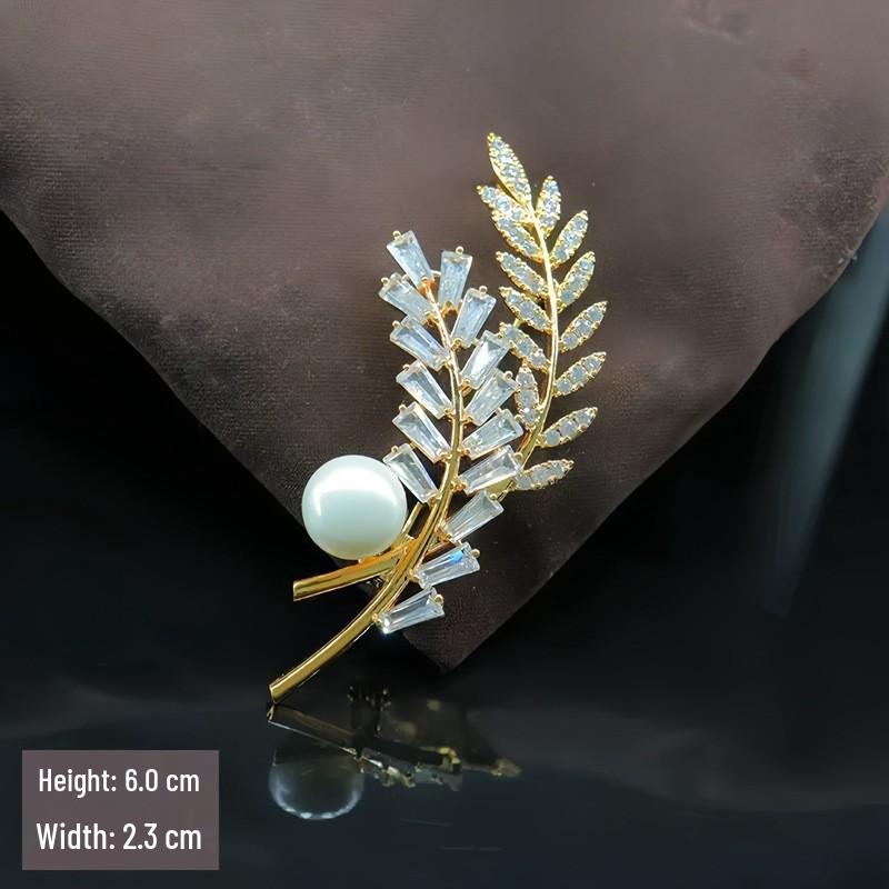 

Корейская элегантная цветочная брошь с животным: Высококлассная женская брошь-булавка для воротника пальто или костюма