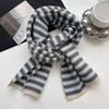 Knitted Knitted Scarf Stripe Scarves Bib New Neckerchief  Outdoor Sports