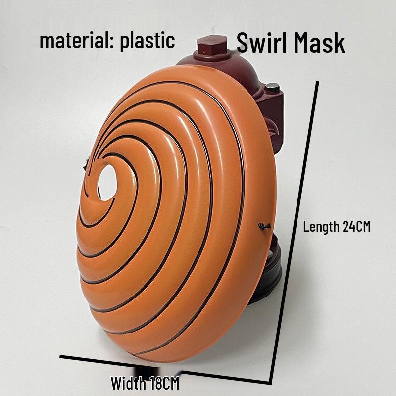 Leuchtender Uchiha Madara Obito Tobi Weiße Maske - Naruto Anime Halloween Requisite