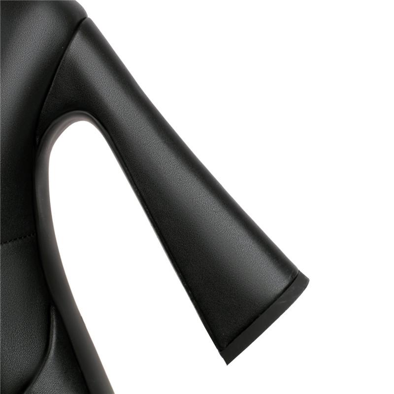 Women's high-heeled single shoes, sexy European and American style spring and summer new waterproof table thick heel large size low-top shoes