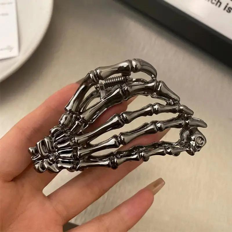 Bats Spiders Skeleton Hands Metal Hair Crab Halloween Hairpin Barrette Clamps Party Hair Accessories For Women Headwear