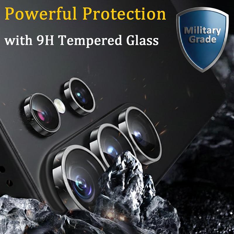 for Samsung Galaxy S26 Ultra S26Plus S26+ S26U Camera Lens Protector Fim Tempered Glass Anti-scratch Metal Individual Ring Cap 4