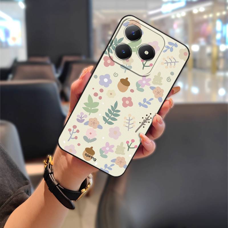 Full wrap Fashion Design Phone Case For Realme C63 4G/C61 4G Protective Cartoon Phone Pouch Anti-knock Anti-dust TPU