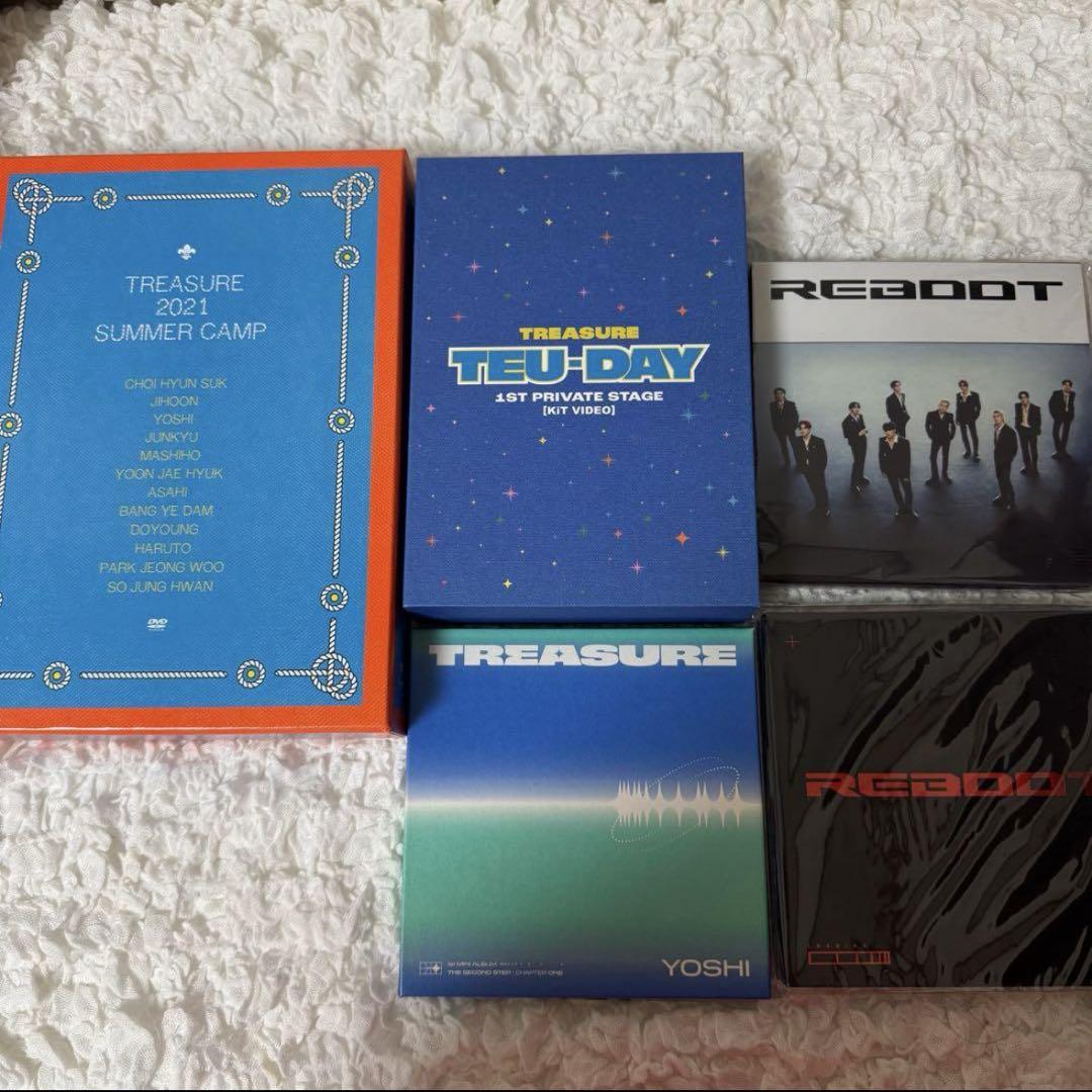 

[USED] TREASURE Trading Card Album CD Set