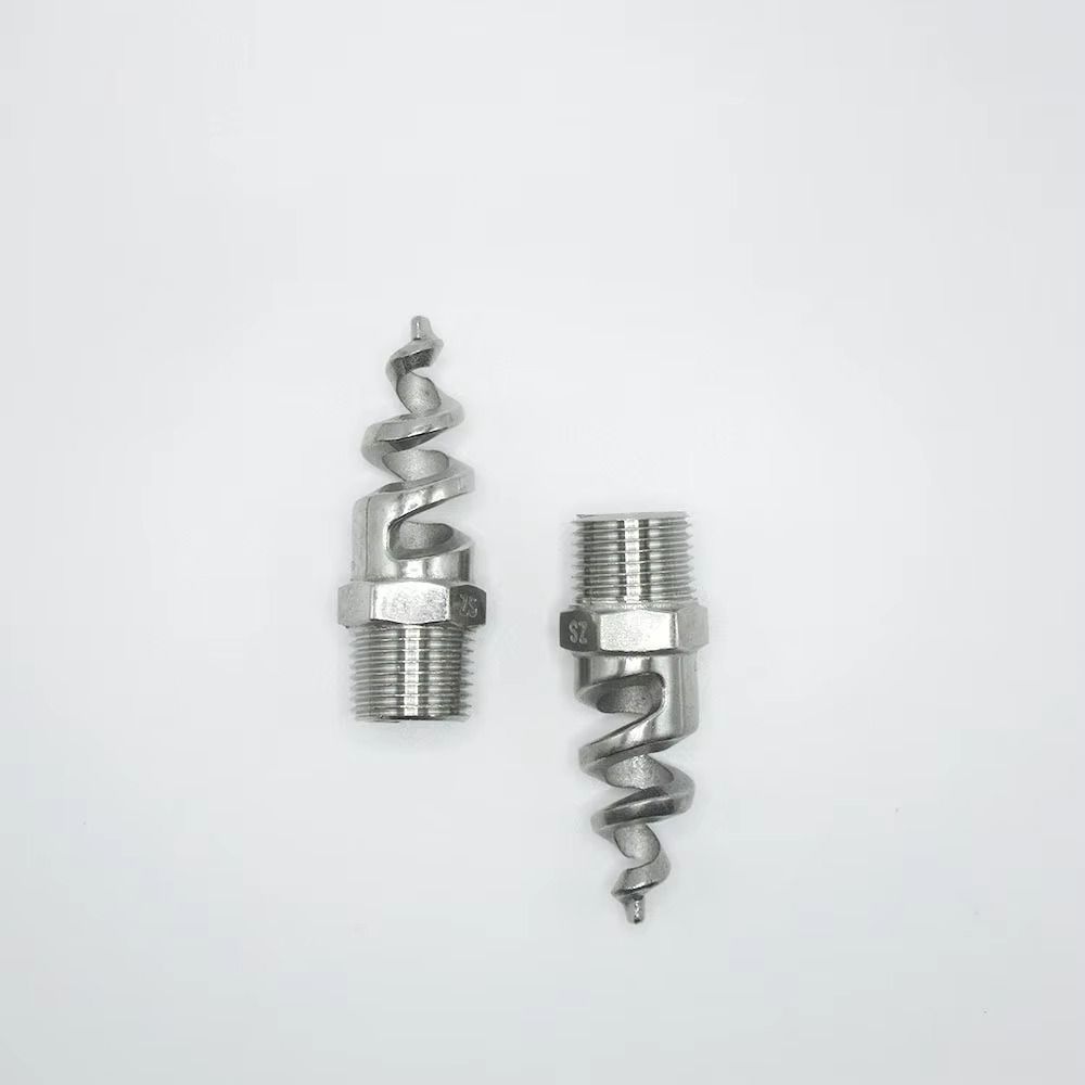 1/2"3/4"1" Sprinkler Head Stainless Steel Spray Sprinkler Head Spiral Nozzle Lawn Sprinkler