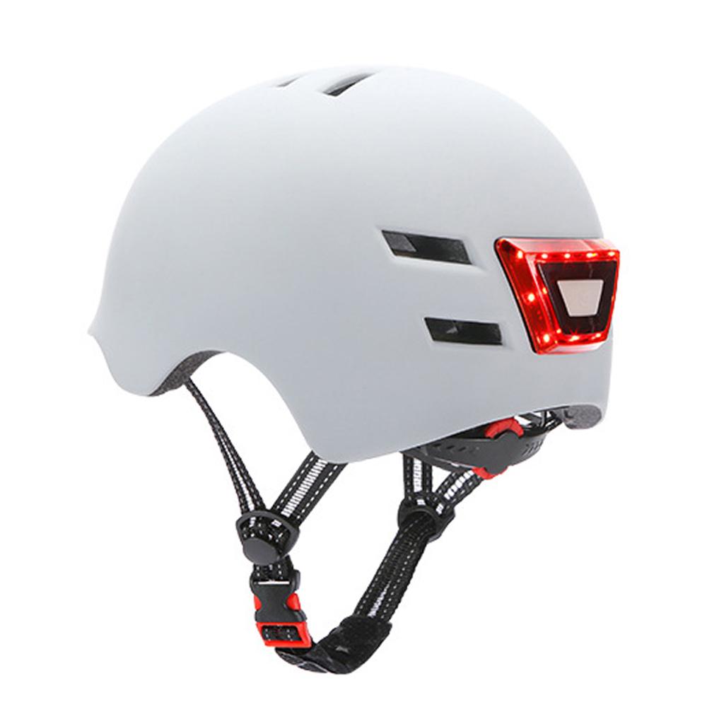 Bisiklet Kaskı Ön ve Arka Işıklı Nefes Alabilen ve Rahat Güvenlik Kaskı Erkekler için 4 Işık Modu