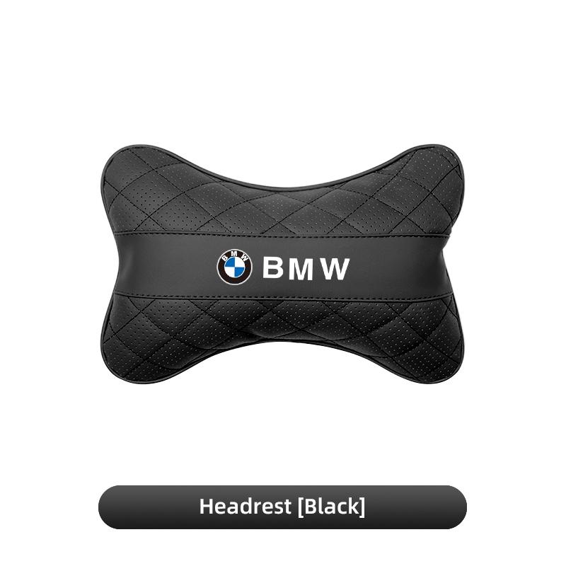 1xCar Seat Neck Pillow Headrest Lumbar Waist Support Cushion Keychain For BMW X1 X2 X3 X5 X4 X6 X7 iX3 F20 F10 F07 E70 E46 SU5