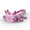 MOC Axolotl 340pcs My World Game Animal Series Building Block Assembly Set Biological Image Creative Building Blocks Toy Gift