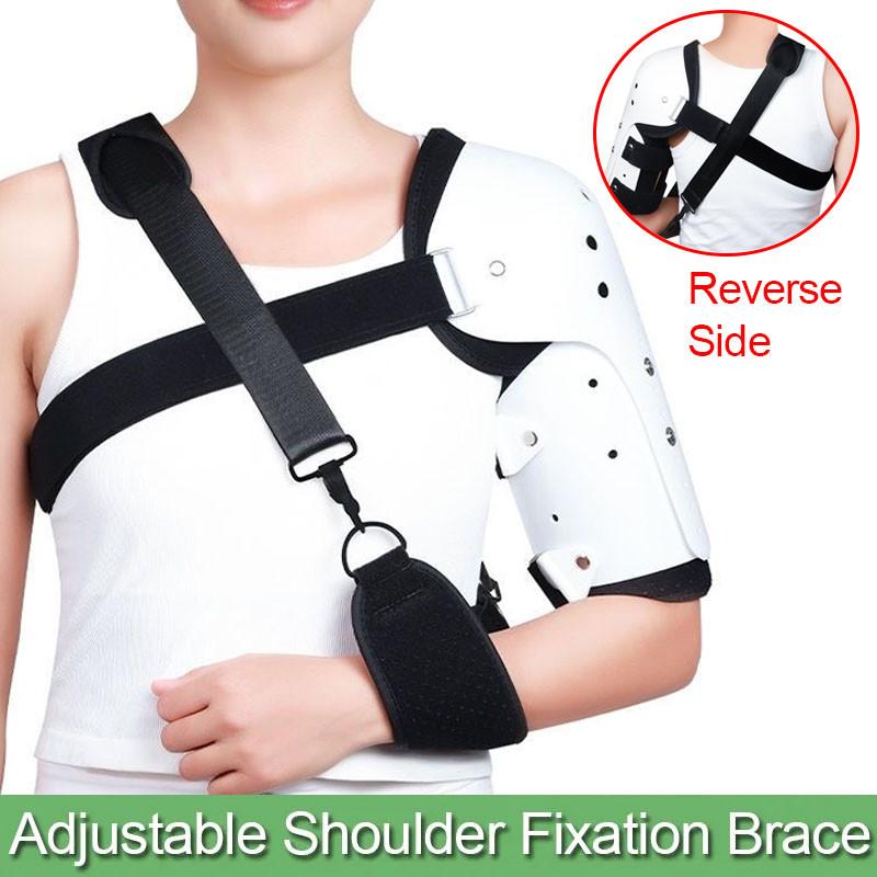 Adjustable Shoulder Fixation Brace Fixed Wrist Elbow Arm Orthosis Broken Injury Rehabilitation Support Fixation Bracket