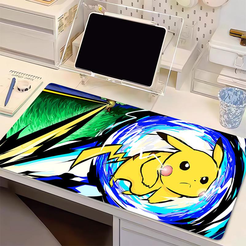 Natural Rubber Mouse Pad Pokemon Pikachu XXL Gamer Keyboard Pad pc Desk Mouse Mat Carpet Tapis Souris Gaming Notbook Mousepad