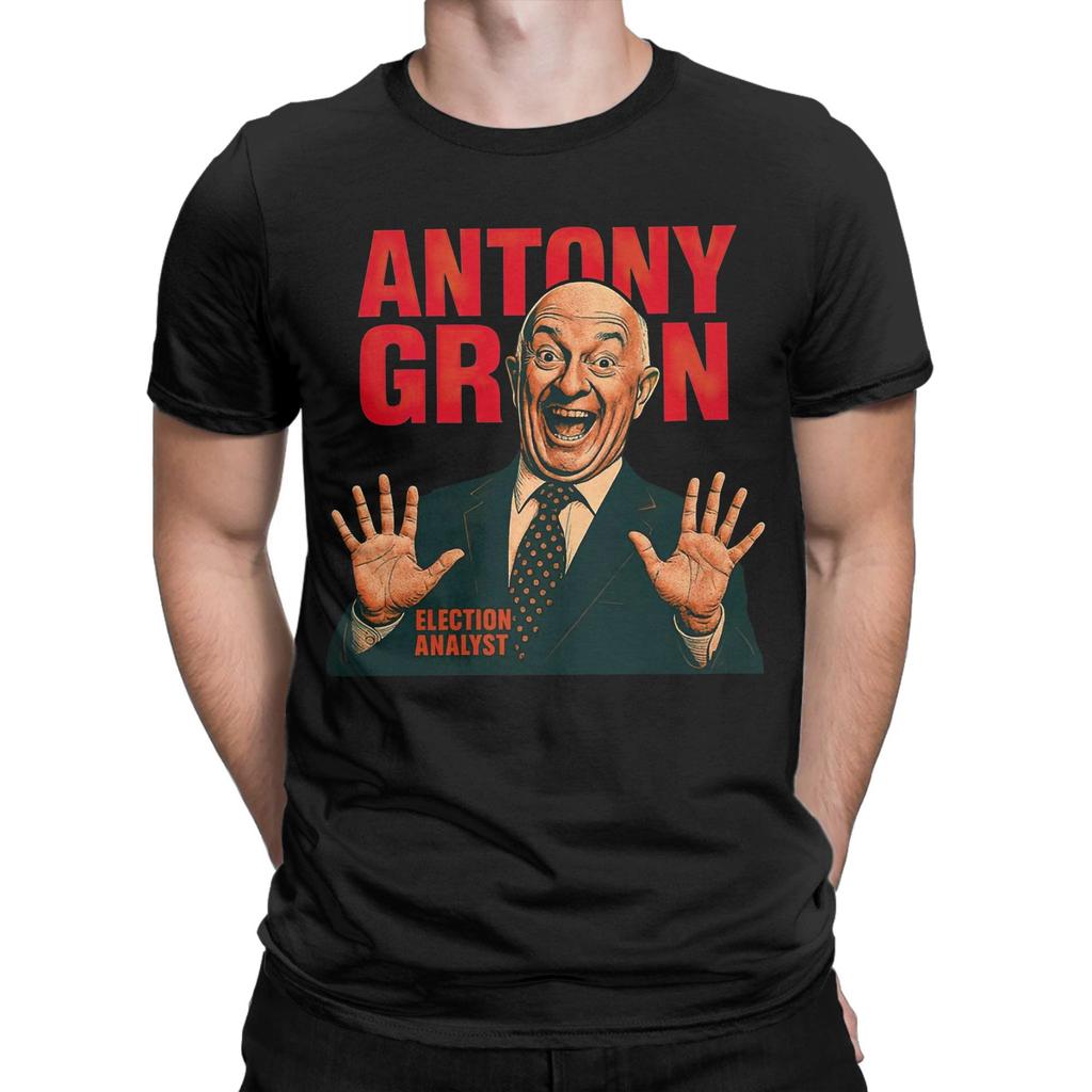Men's Antony Green Vintage T Shirt  Pure Cotton Clothing Vintage Short Sleeve Crewneck Tee Shirt Unique T-Shirt
