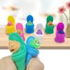 Mini Toalett Squeeze Cup Squishy Leksaker Pop Up Roliga Fidget Leksaker Stresslindring Avslappning Sensoriska Leksaker för Barn Festfavoriter