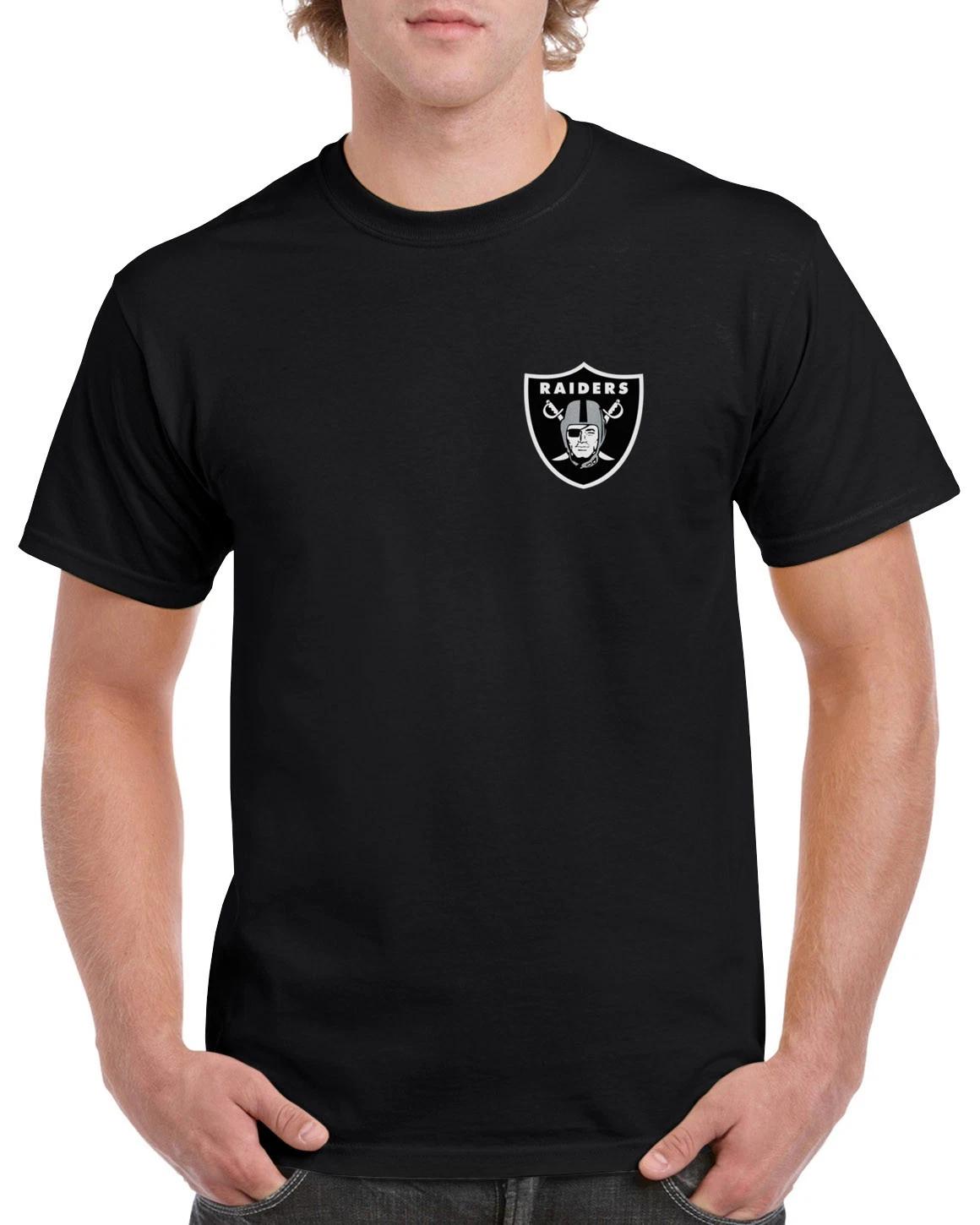 Raiders Chest T-Shirt Las Vegas Football Nation GRD02 S