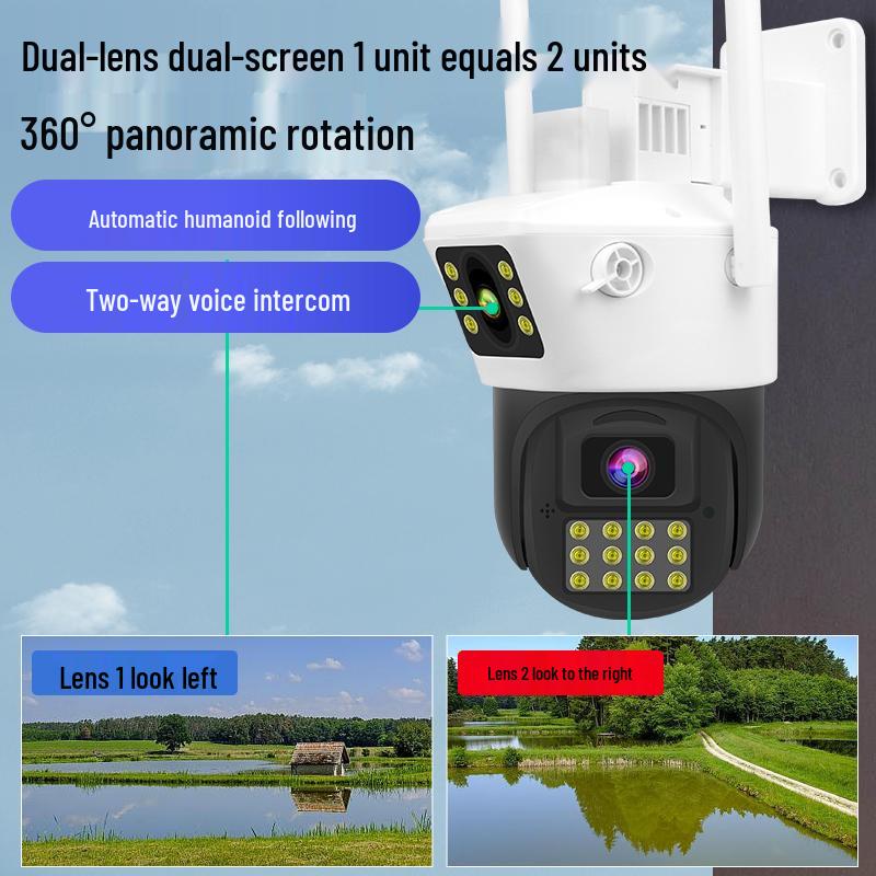 Wireless HD All-in-One Camera System for Home & Outdoor - No Wiring Needed