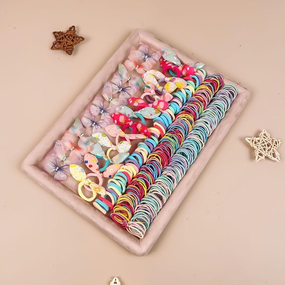 High Elastic Hair Accessories Set No Hurt Hair Hair Clips New Hair Ties Princess Gift Set