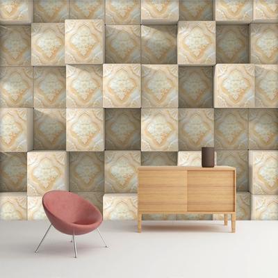 3D Stereo Luxury Flower Pattern Mural Living Room Home Decoration Modern Creative Embossed Flower Wallpaper