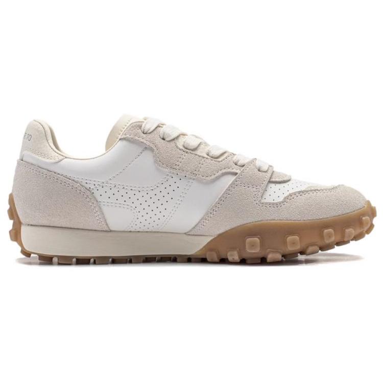 Li Ning VTNG Slip Resistant Abrasion Resistant Low top Casual Shoes Women's Mist White AGCT310-5