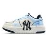 Chunky Liner Abrasion Resistant Slip Resistant Low Top Skateboard Shoes Unisex Black White Blue 3ASXCA12N-50WHS(Team652-M)