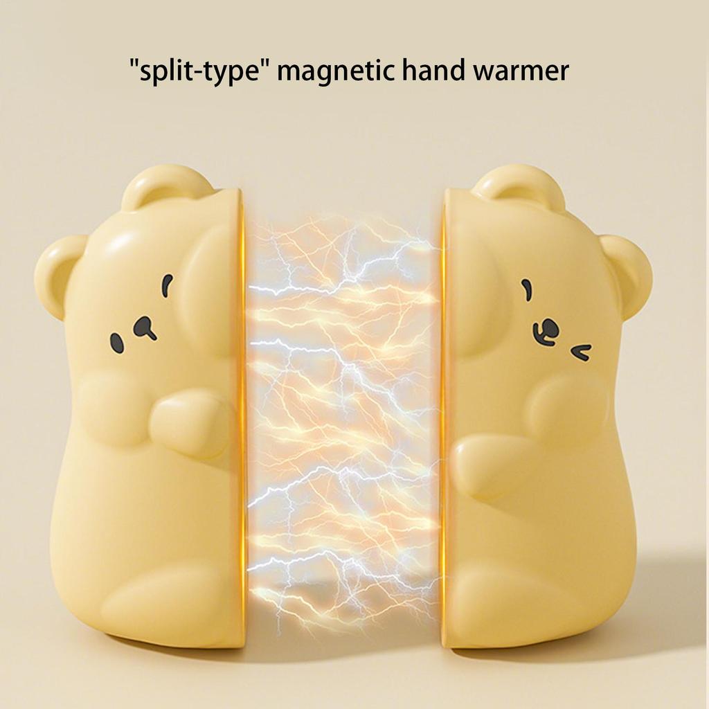 Bear Hand Warmers 3 Levels Magnetic Cute Bear Long Lasting Winter Heater Kids Hand Warmers for Winter Indoor Home School