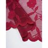 1pc Minimalist Floral Lace Curtain Panel, Home Decor