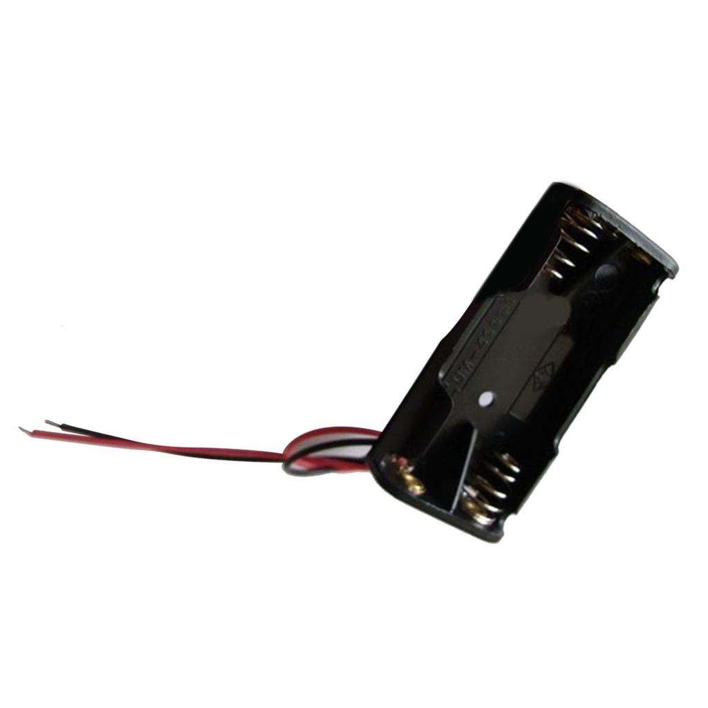 AAA Battery Holder Case 3V Output Compact Replacement 2 AAA Batteries Box with Wire