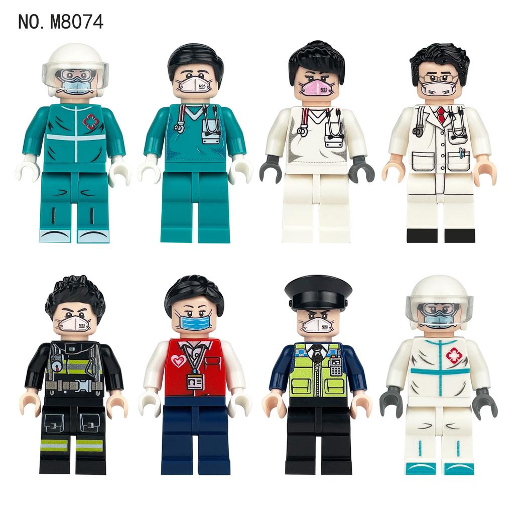 480 City Professional Police Special Police Building Block Small Particles Assembled Children'S Toys