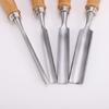 4pc Carpenter Essential Chisels Practical Wooden Handle Tool Flat Chisel for Furniture Making and Wood Crafting