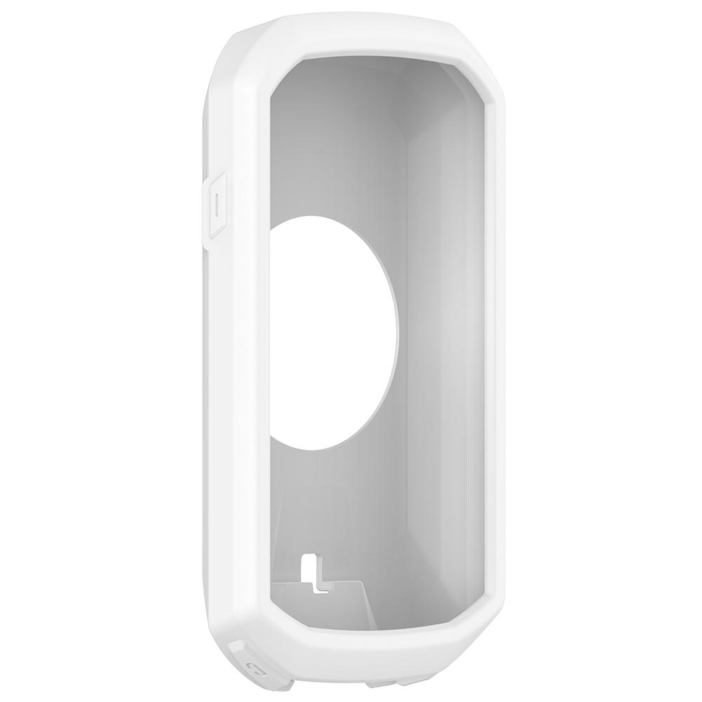 

Для Garmin Edge 1050 М який силіконовий чохол Всеохоплюючий захисний чохол Захисний чохол-бампер проти подряпин Захисний чохол для GPS-велокомп ютера білий