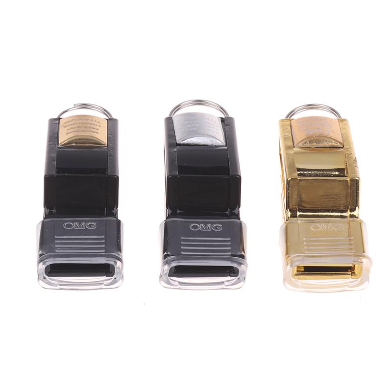 Professional Football Referee Whistles With Lanyard Box Big Sound Plastic Whistles Basketball Whistles Coach Equipment