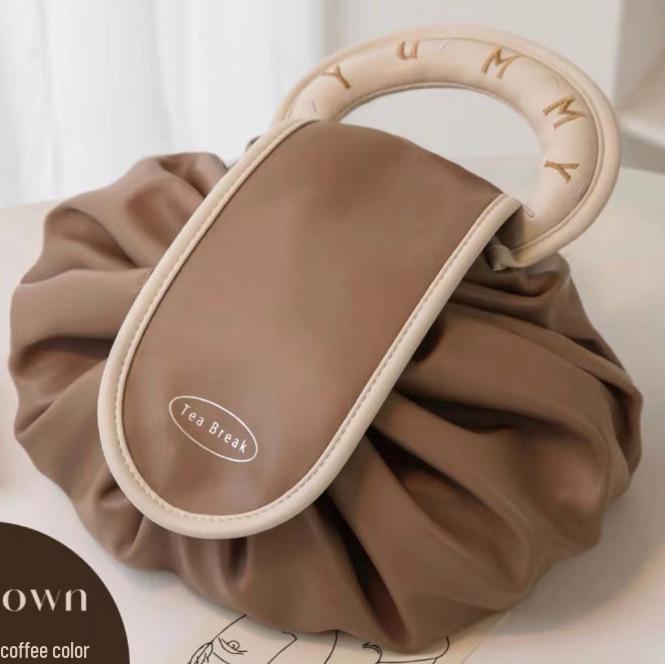 Large Waterproof Drawstring Travel Cosmetic Bag