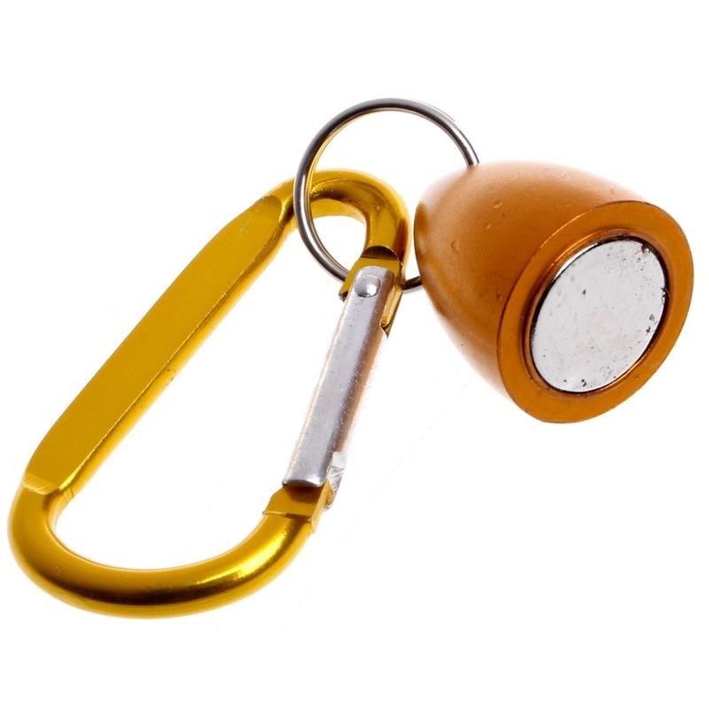 1Pcs Fly Fishing Magnetic Net Release Holder With Aluminium Alloy Hanging Buckle